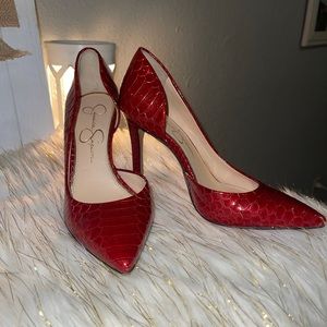 Red High heels